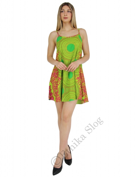 VISCOSE SUMMER DRESSES SHORT SUMMER SKIRT MADE OF VISCOSE WITH NARROW SHO - Etnika Slog d.o.o.