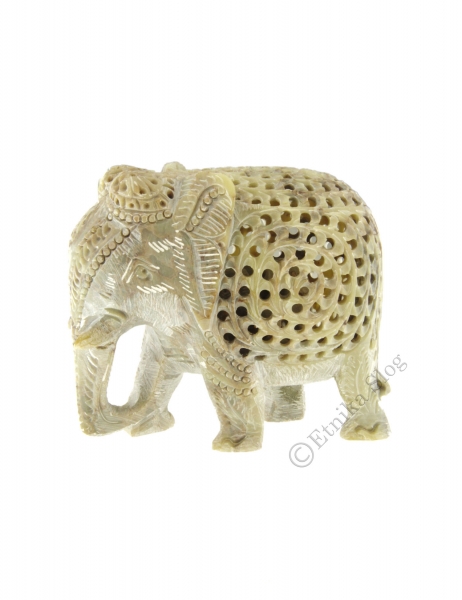 ORNAMENTS ELEPHANT IN SOAPSTONE, CARVED.DIMENSIONS CCA - com Etnika Slog d.o.o.