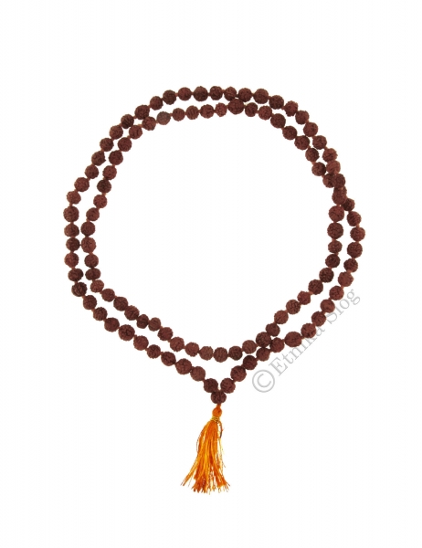 COLLANE MALA TIBETANE COLLANA MALA SEMI DI RUDRA RUDRAKSHA MARRONE DIAME - com Etnika Slog d.o.o.