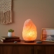 LAMPADA DI SALE ROSA HIMALAYANO GREZZA.COMPL