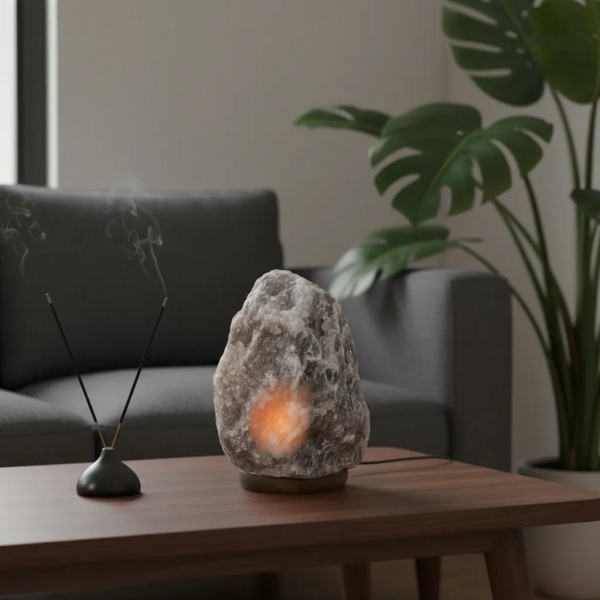 HIMALAJSKE SOLNE LUČKE RAW HIMALAYAN PINK SALT LAMP.COMPLETE WITH W - Etnika Slog d.o.o.