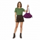 BOAT-SHAPED BAGS SHOULDER BAG MADE OF ARTIFICIAL SILK WITH SPIRALS - com Etnika Slog d.o.o.