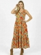 LONG VINTAGE INDIAN DRESS - JUMPSUIT, SLEEVE