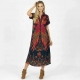 LONG VINTAGE INDIAN DRESS - JUMPSUIT, SLEEVE