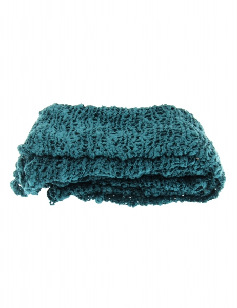 MAGLIA A PIPISTRELLO PONCHO TRAMA LARGA IN COTONE MREŽAST PONČO IZ VISKOZE, RATEGLJIV IN PRILAGODLJI - Etnika Slog d.o.o.