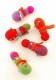 PINS BROOCH MADE OF WOOL FELTIN THE FORM OF SNOWM - com Etnika Slog d.o.o.