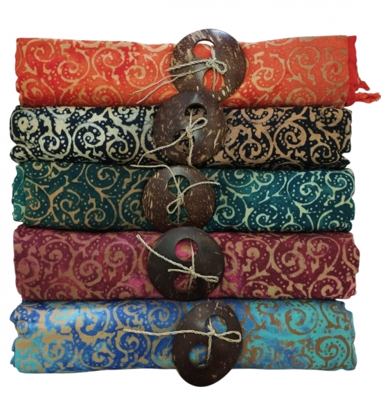 PAREO SARONG IN VISCOSA, CM 120X160.&nbsp;CHIUSURA NODO