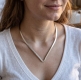 OGRLICE - KOVINA RIGID NECKLACE IN WHITE METAL.DIAMETER NECKL - Etnika Slog d.o.o.