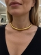 OGRLICE - KOVINA RIGID NECKLACE IN WHITE METAL.DIAMETER NECKL - Etnika Slog d.o.o.