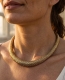 OGRLICE - KOVINA RIGID NECKLACE IN WHITE METAL.DIAMETER NECKL - Etnika Slog d.o.o.