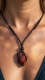 PENDENTE PIETRA DURA GANCETTO ARGENTO COLLANA IN COTONE CERATO CON GABBIETTA PORTA PIETR - Etnika Slog d.o.o.