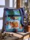 SMALL SHOLDER BAGS SMALL AND FLAT SHOULDER BAG, IN PLAIN COLOR WITH L - Etnika Slog d.o.o.