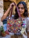 SHOULDER BAGS SHOULDER BAG ROUND COTTON PATCHWORK SARI. ME - com Etnika Slog d.o.o.