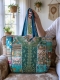 SHOULDER BAGS BIG SHOULDER BAG&nbsp;MADE OF COTTON, PATCHWORK SARI, L - Etnika Slog d.o.o.