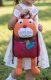 BAG ANIMALS SHOULDER BAG MADE OF COTTON, IN A FORM OF RABBIT. - com Etnika Slog d.o.o.