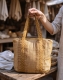 SHOULDER BAG&nbsp;MADE OF COTTON, WITH GEOMETRICAL PATT