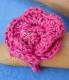 COTTON JEWELRY RING IN CROCHET COTTON AND LUREX WIRE WITH FLOWER. - com Etnika Slog d.o.o.