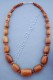 COLLANA GRANDE IN LEGNO SHEESHAM A CILINDRI DECRES