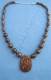 COLLANA IN LEGNO DI PALMA, CON VARI COMPONENTI E P