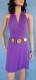 VESTITO CORTO IN COTONE ELASTICIZZATO, SPALLINA ME