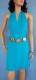 VESTITO CORTO IN COTONE ELASTICIZZATO, SPALLINA ME