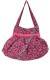 BORSA DA SPALLA A BARCHETTA IN COTONE STAMPATO BAT
