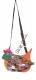 BORSA IN COTONE A TRACOLLA A FORMA DI GALLINA. CHI