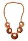 HORN NECKLACES NECKLACE IN HORN AND METAL.7 DISCS WITH RING - com Etnika Slog d.o.o.