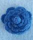 COTTON JEWELRY BROOCH IN CROCHET COTTON, CROCHET&nbsp;IN PLAIN COLOUR. - com Etnika Slog d.o.o.