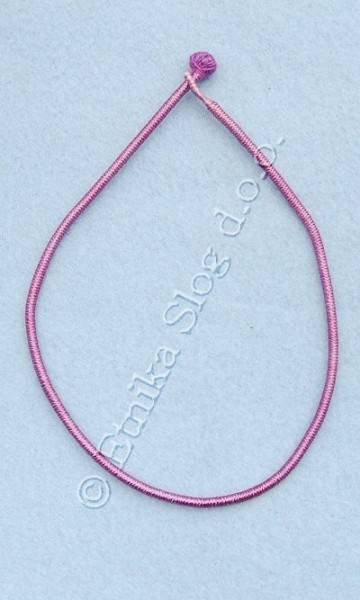 MIXED MATERIALS NECKLACES FINE CORD - ROUND BRAIDED SILK THREAD NECKLACE.br - com Etnika Slog d.o.o.