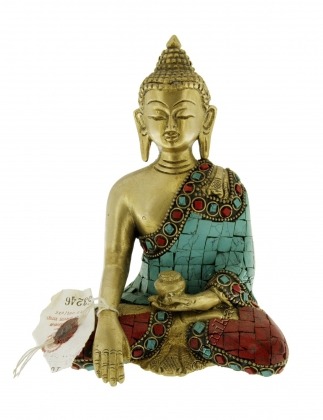 STATUE E DORJE IN METALLO E OTTONE